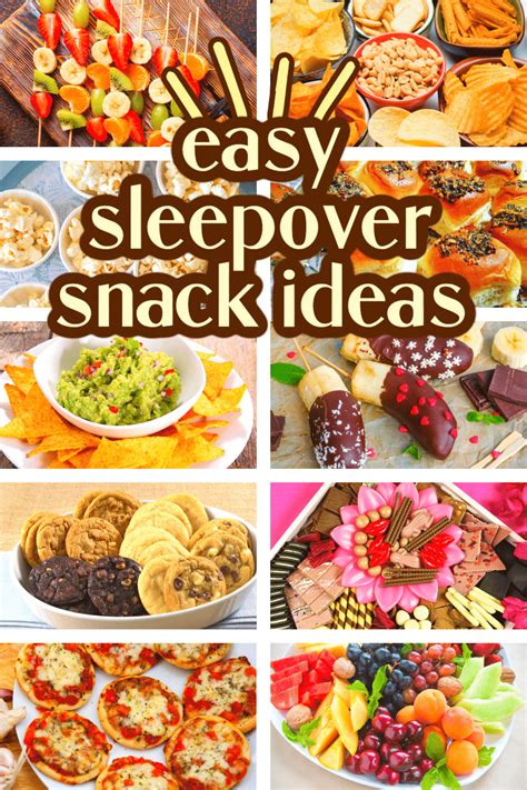 sleepover food|best snacks for slumber party.